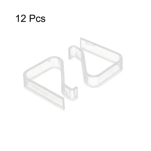 Plastic Tablecloth Cover Clip Clamp Holder 2-3.5cm Thickness 12pcs - Picture 2 of 3